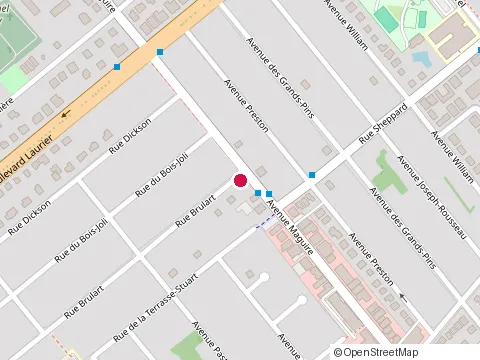 Location of Atelier de Reliure Ghislaine Bureau at 2039  Rue Brulart, Québec