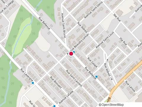 Location of Atelier Helene Lafontaine at 2093 Bellevue Rue, Shawinigan