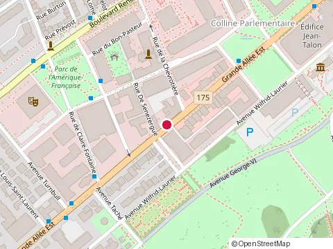 Location of Atelier Paysage at 580 Grande Allee E # 590, Québec