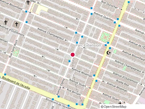 Location of Atelier Suwa at 770 Avenue Ogilvy, Montréal