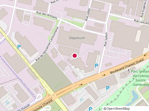 Location of Atelier Vingt-Dix Inc at 1375 Rue Frank-Carrel # 7, Québec