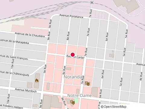 Location of Atelier Vitr'Art Enr at 184  avenue Carter, Rouyn-Noranda