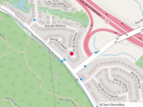 Location of Ateliers des Petits Curieux (les) at 25 Rue de la Berline, Gatineau