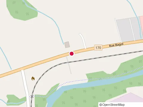 Location of Ateliers Lcr les at 2895 Rue Bagot, La Baie
