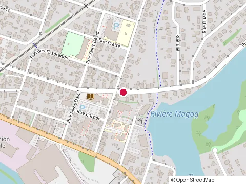 Location of Athletik Physio at 435 Rue Saint-Patrice O, Magog