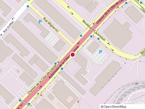 Location of Atkinson Insurance & Invstmnt at 6700 de la Côte-de-Liesse Rd Suite 301, Saint-Laurent