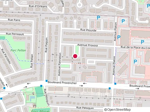 Location of Atlantique Crr at 5610 Place Perez, Brossard