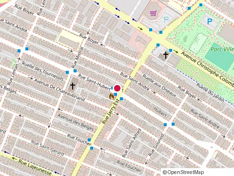 Location of Atrium Courtay at 8215 Rue St-Hubert, Montréal