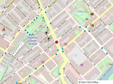 Emplacement de Atwater Cocktail Club au 512 Atwater Ave, Montréal