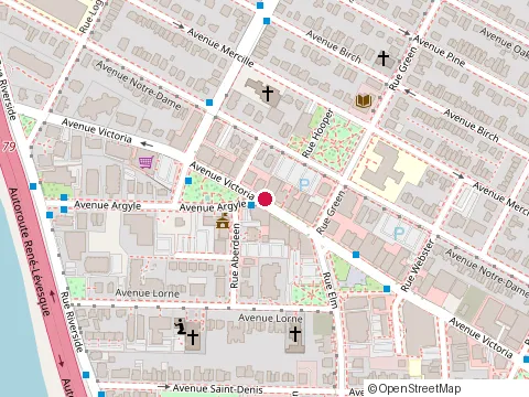 Location of au Bon Sushi at 440 Victoria Ave, Saint-Lambert