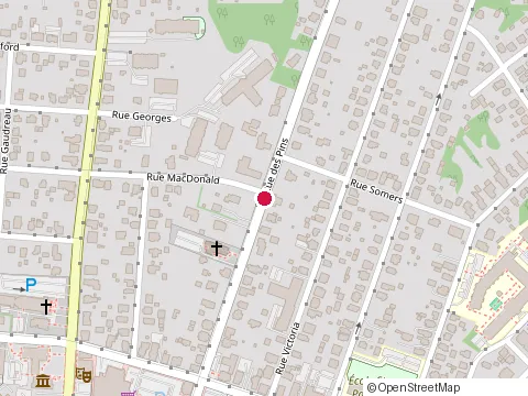 Location of au Cafe Creme And Spa, Magog at 235 Rue des Pins, Magog