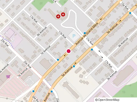 Location of au Coin du Rocher at 1899 avenue de Grand-Mère, Shawinigan