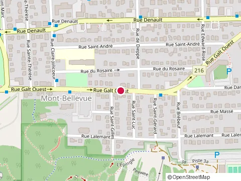 Location of au Coin du Vietnam at 1530 Rue Galt O, Sherbrooke