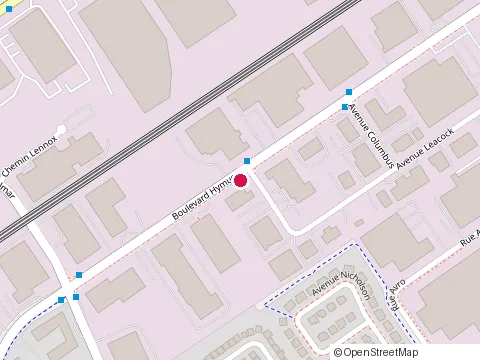 Location of au Enr at 100 Hymus Blvd, Pointe-Claire