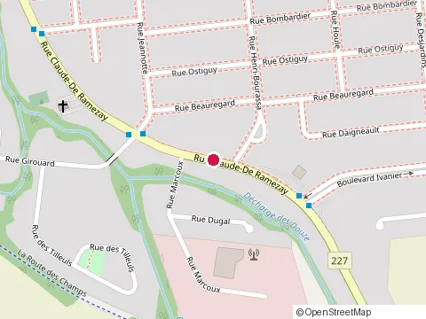 Location of au Fin Palais at 1600 Rue Marcoux, Marieville