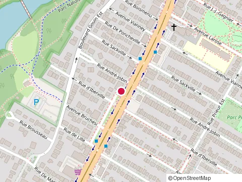Location of au Gouter Creole at 2545 Boulevard Henri-Bourassa E, Montréal