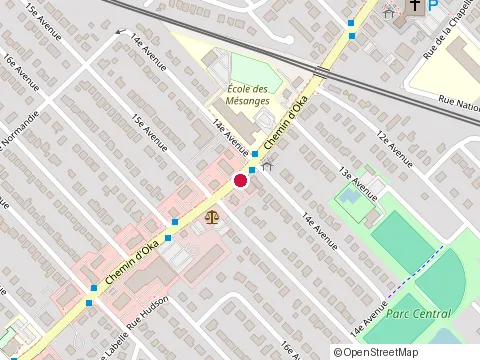 Location of au Jour le Jour at 1400 Chem. d'Oka, Deux-Montagnes
