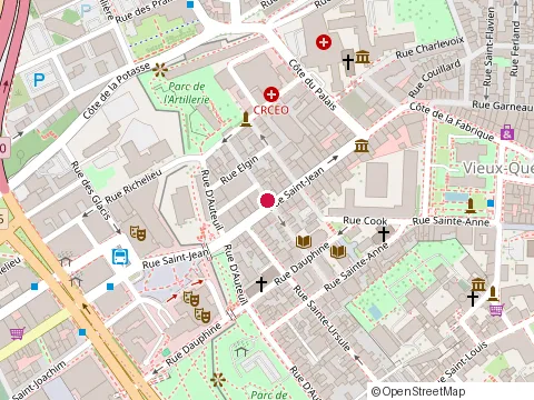Location of au Petit Coin Breton at 1029 Rue Saint-Jean, Québec