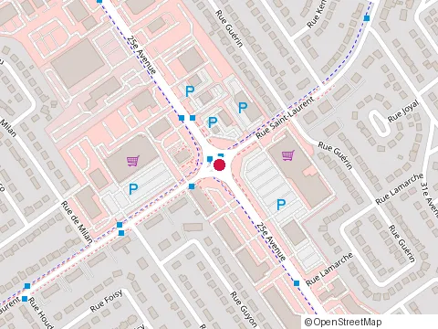 Location of au Petit Matin, Saint-Eustache