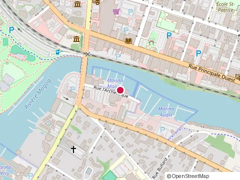 Location of au Quai Service at 675 Rue l'Archevêque, Magog