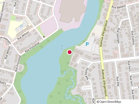 Location of au Resto Bleu at 114 avenue d'Argenteuil, Lachute