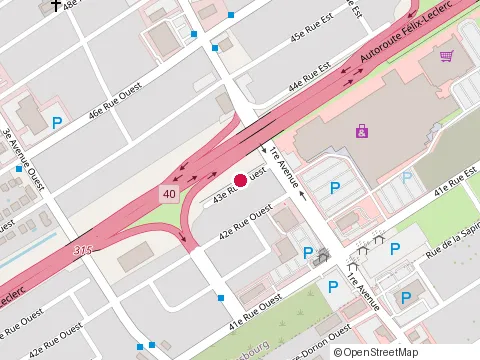 Location of au Salon at 122 43E Rue O, Québec