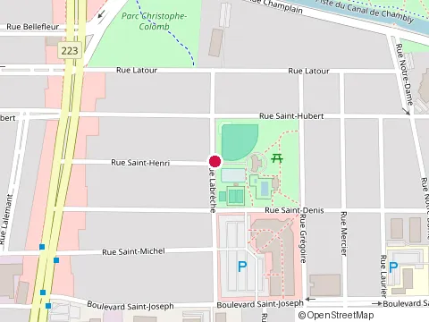 Location of au Secret de Polihcinele at 254 Rue Saint-Henri, Saint-Jean-sur-Richelieu