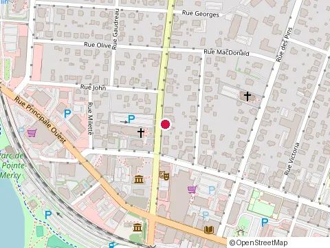 Location of au Virage B & B Massotherapie at 172 Rue Merry N, Magog