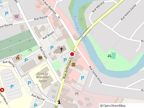 Location of Auberge aux Petits Oiseaux at 34 Ambroise-Fafard, Baie-Saint-Paul