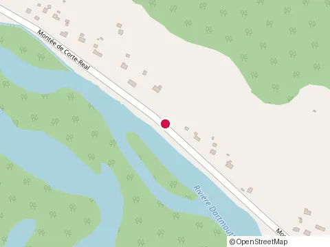 Location of Auberge du Saumonier Lodge at 300 Mnt de Corte Real, Gaspé