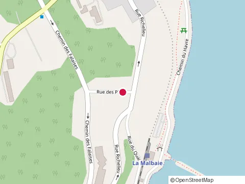Location of Auberge les Sources at 8 Rue des Pins, La Malbaie