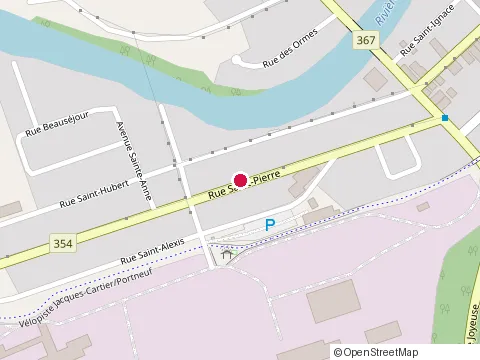 Location of Auberge St-Alexis at 251 Rue St Pierre, Saint-Raymond