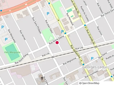 Emplacement de Auclair et Meloche Clinique Visuelle au 88 Rue Notre-Dame, Salaberry-de-Valleyfield