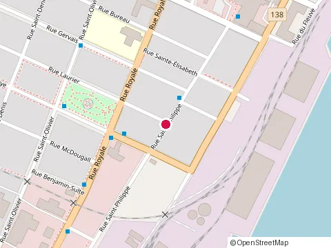 Location of Audet Entrepreneur Peintre at 2012 Rue St Philippe, Trois-Rivières