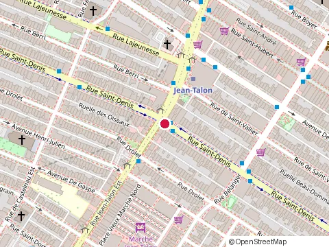 Emplacement de Aurora Operating Services au 7088 Saint Denis St, Montréal