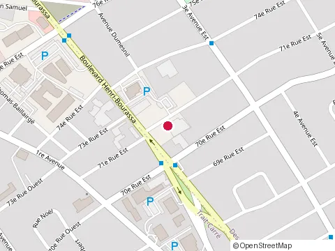 Location of Authentik Québec at 254 71E Rue E, Québec