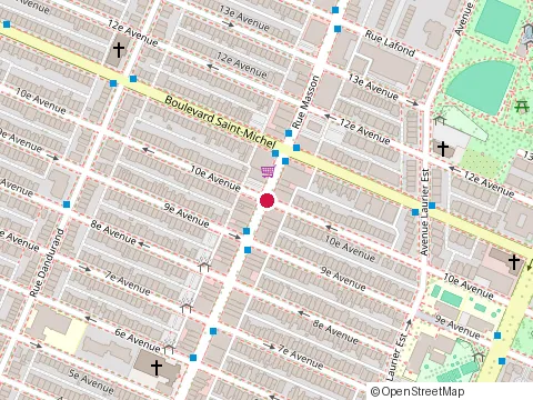 Location of Auto Afax at 5478 10Th Ave, Montréal