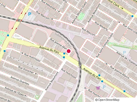 Location of Auto Elg at 6915 Jeanne Mance St, Montréal