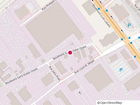 Location of Auto Gio Garage at 4160 boulevard Saint-Elzéar O, Laval