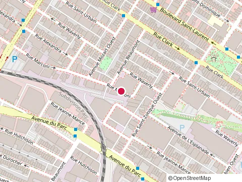 Location of Auto Scandia at 6895 Rue Marconi, Montréal