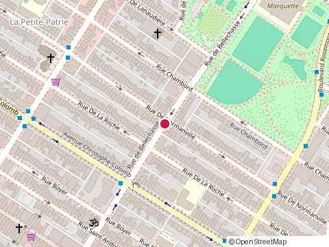 Location of Auto Tizi at 1205 Bellechasse, Montréal