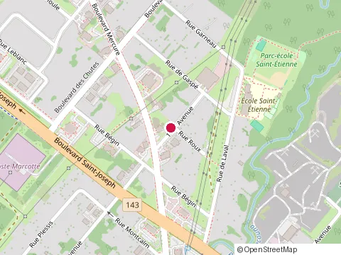Location of Auto Yvon Blais Inc at 25 avenue 117, Drummondville