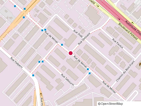 Location of Auto-Bec Prestige Inc at 2804 Rue de Miniac, Montréal