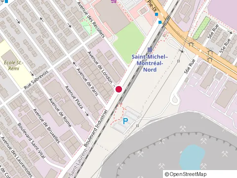 Location of Auto-Clinique at 10048 avenue de London, Montréal-Nord