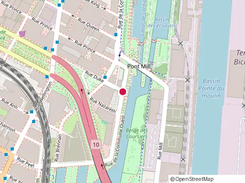 Location of Autodesk Canada Inc at 10 Rue Duke, Montréal