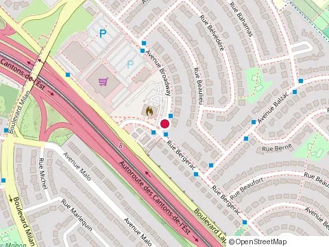Location of Automeca Drp Inc at 3105 avenue Broadway, Brossard