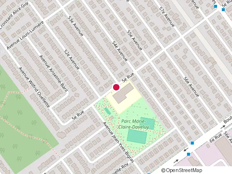 Location of Automobile Dias at 9490 5E Rue, Montréal