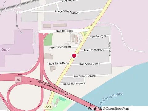 Location of Automobiles Rm at 2655 chemin St Roch, Sorel-Tracy