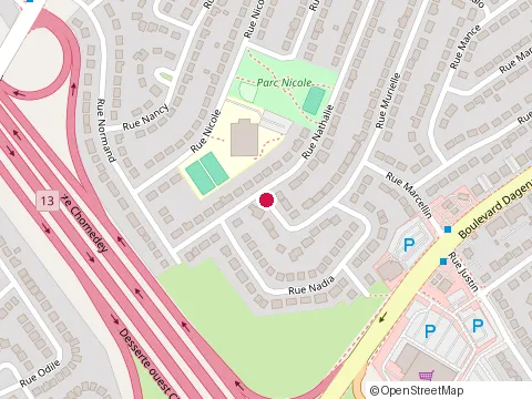 Location of Autorénovex Inc. at 3944 Rue Murielle, Laval
