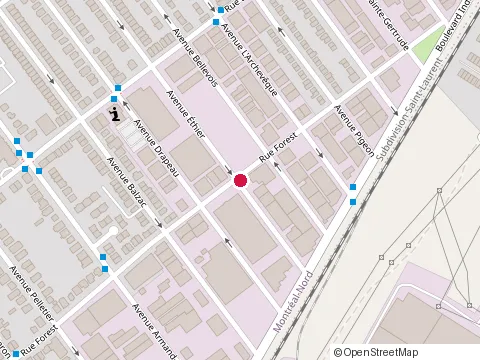 Location of Autoselect M.A.V. at 4713 Rue Forest, Montréal